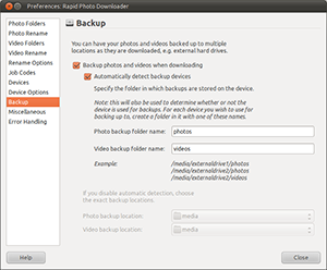 Backup photos and videos as they are downloaded